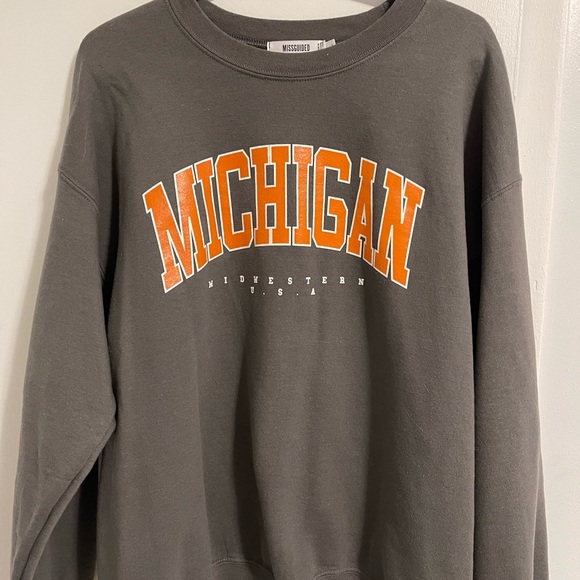 MISSGUIDED Michigan Hoodie - Picture 1 of 1
